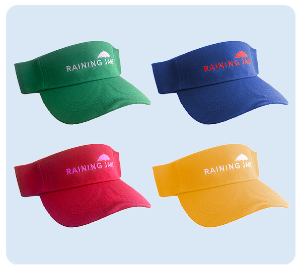 Raining Jane visors