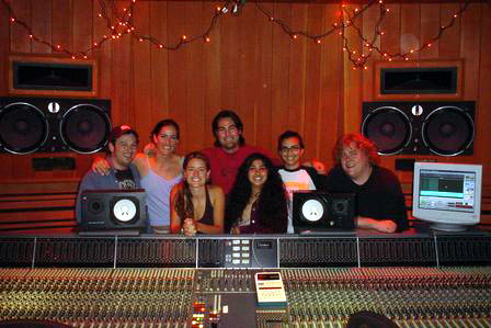 01. group photo in control room of Studio D
