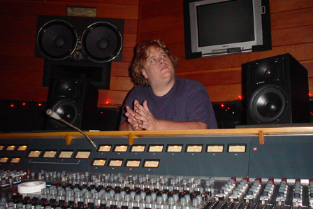 07. producer Robin Moxey assumes his favorite position