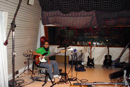 18. Becky in Studio A main tracking room